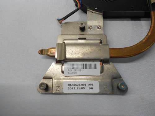 Lenovo G580 CPU Cooling Fan With Heatsink 60.4SG33.001